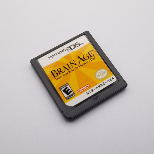 OUTLET - "Brain Age" Nintendo DS game cartridge