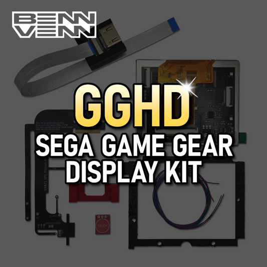 BennVenn GGHD Display kit for Sega Game Gear VA0 / VA1