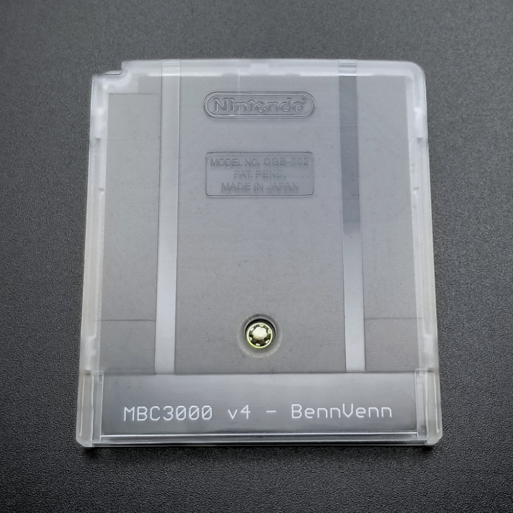 BennVenn MBC3000 Dual (V4) RTC reflashable Gameboy cartridge