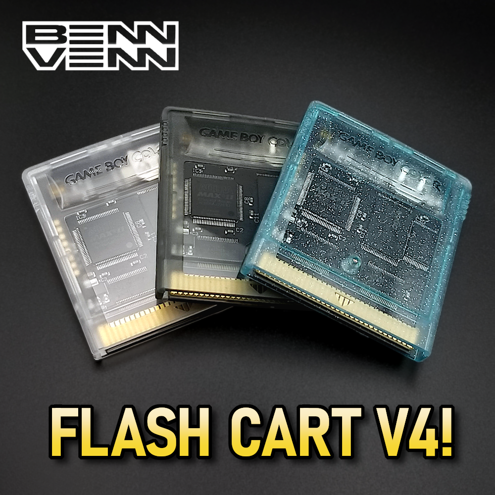 BennVenn MBC3000 Dual (V4) RTC reflashable Gameboy cartridge