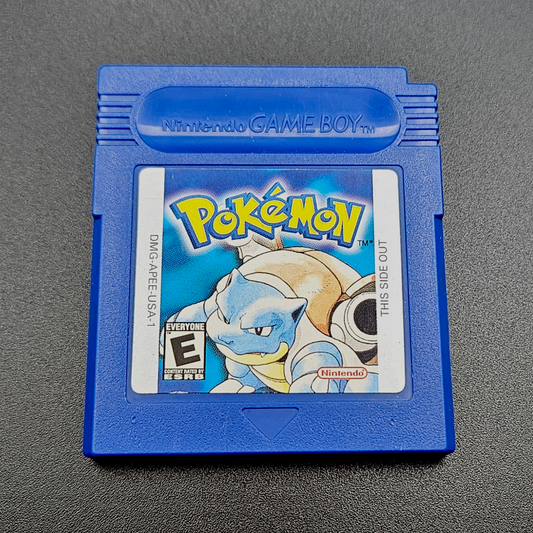 OUTLET - "Pokemon Blue Version" Gameboy game cartridge