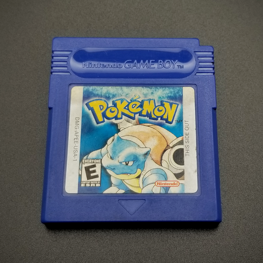 OUTLET - "Pokemon Blue Version" Gameboy game cartridge
