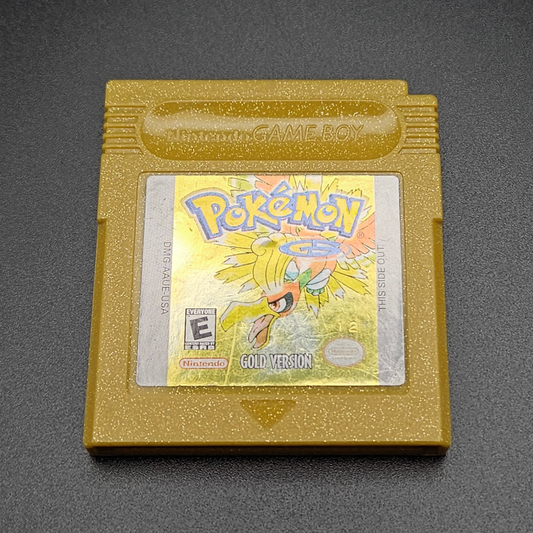 OUTLET - "Pokemon Gold Version" Gameboy Color game cartridge