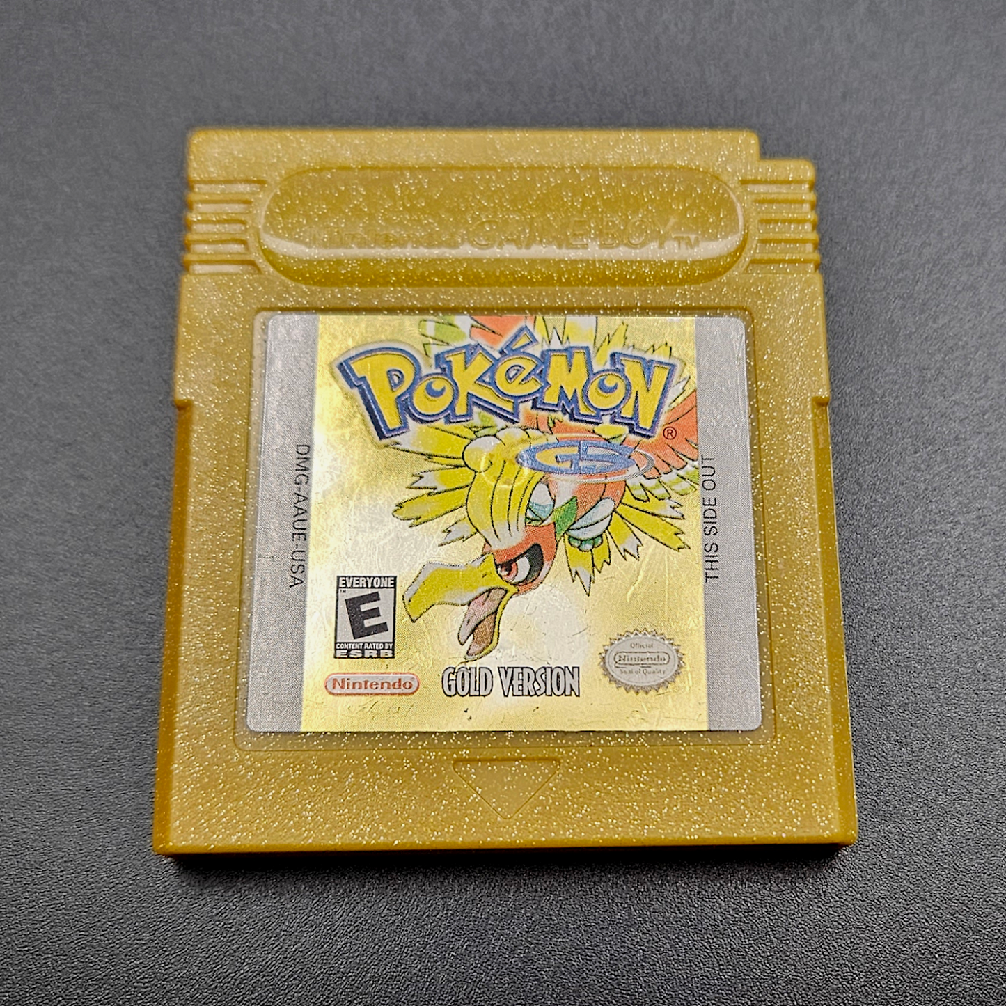 OUTLET - "Pokemon Gold Version" Gameboy Color game cartridge