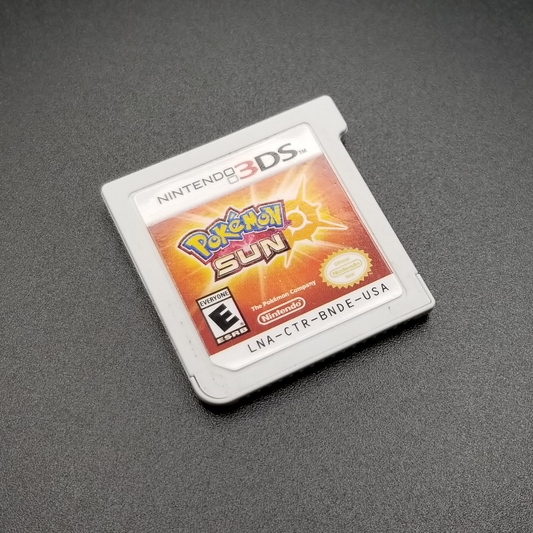 OUTLET - "Pokemon Sun" Nintendo 3DS game cartridge