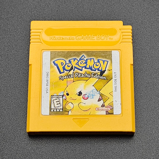 OUTLET - "Pokémon Yellow Version" Gameboy game cartridge