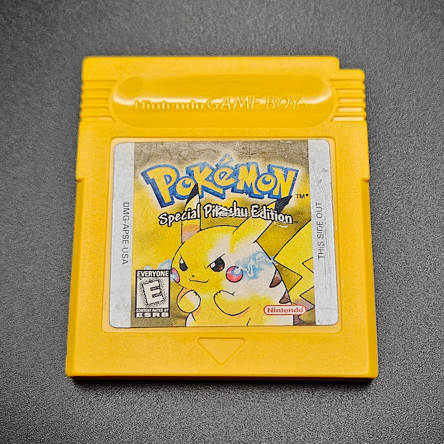 OUTLET - "Pokemon Yellow Version" Gameboy game cartridge and manual