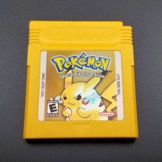 OUTLET - "Pokemon Yellow Version" Gameboy game cartridge