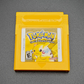 OUTLET - "Pokemon Yellow Version" Gameboy game cartridge