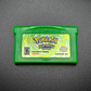 OUTLET - "Pokémon Leaf Green Version" Gameboy Advance game cartridge