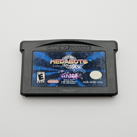 "Medabots AX: Rokusho Version" Gameboy Advance game cartridge