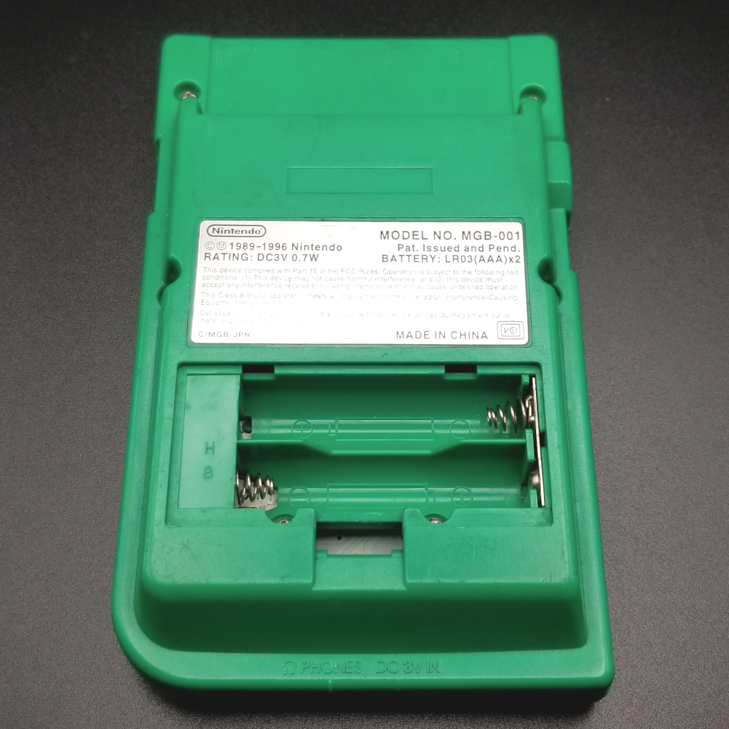 OUTLET - Green Nintendo Gameboy Pocket