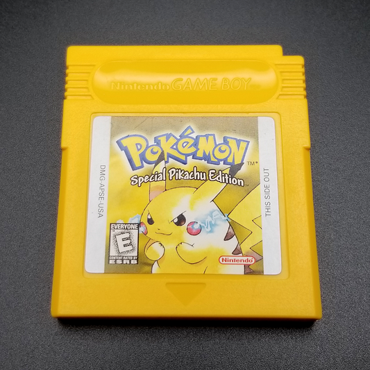 OUTLET - *MINT CONDITION* "Pokemon Yellow Version" Gameboy game cartridge