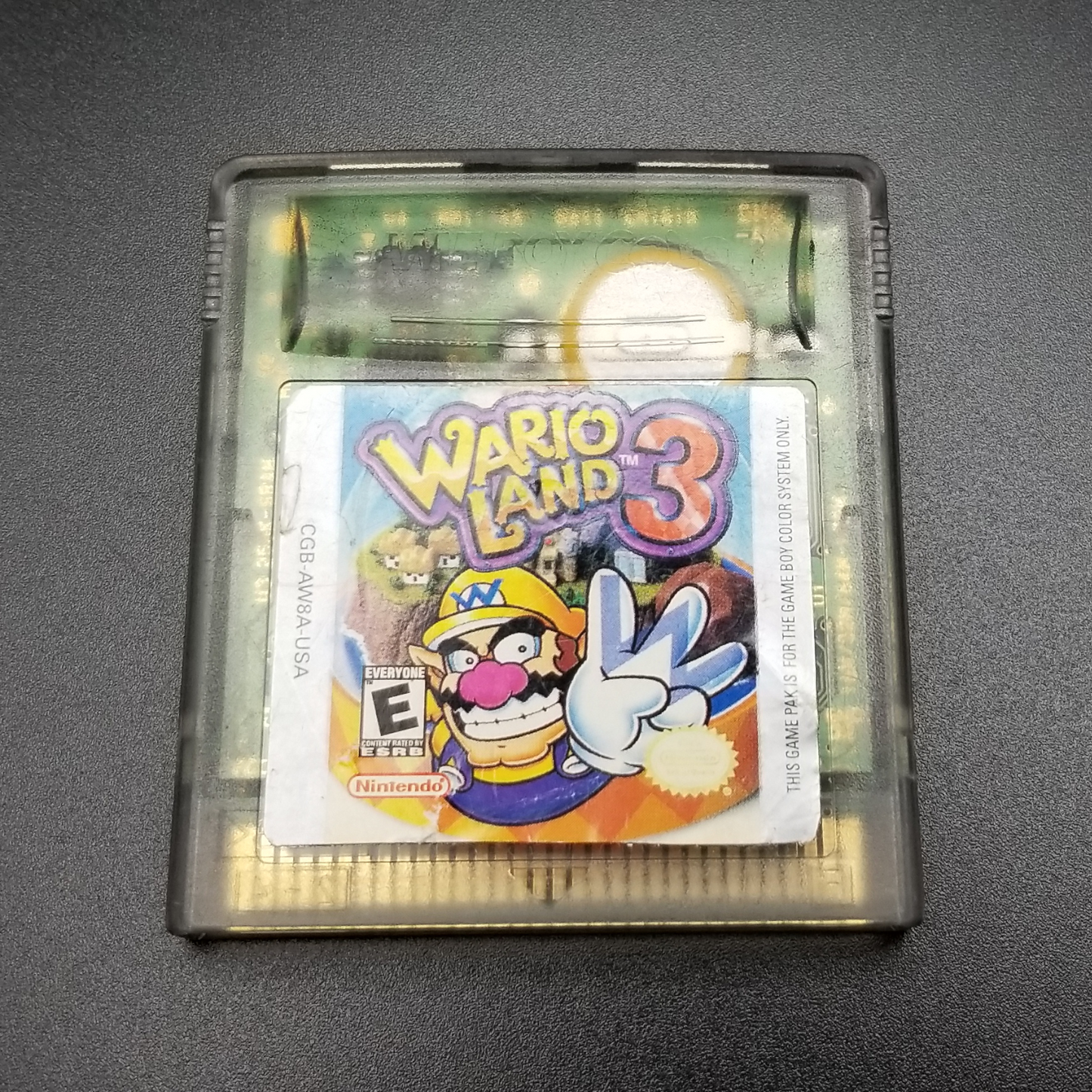 OUTLET - "Wario Land 3" Gameboy Color game cartridge